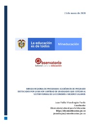 Análisis de programas destacados 2020