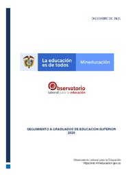 Boletín Seguimiento Graduados 2020